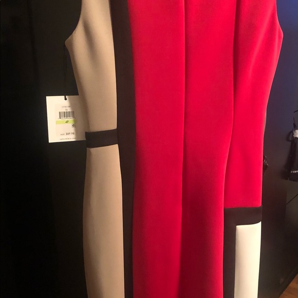Calvin Klein dress with bold contrasting colors - Picture 2 of 4